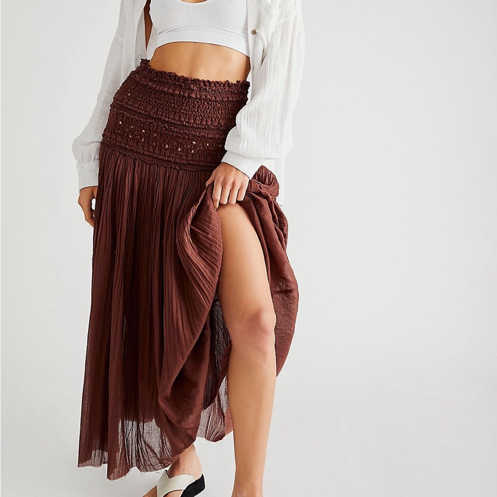 Free People FP ONE Ravenna maxi skirt / midi tube dress